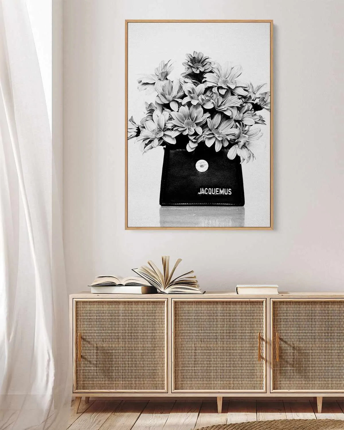 Bag of Blooms by Mario Stefanelli | Framed Canvas Art Print from Olive et Oriel where you can shop wallpaper and artworks online