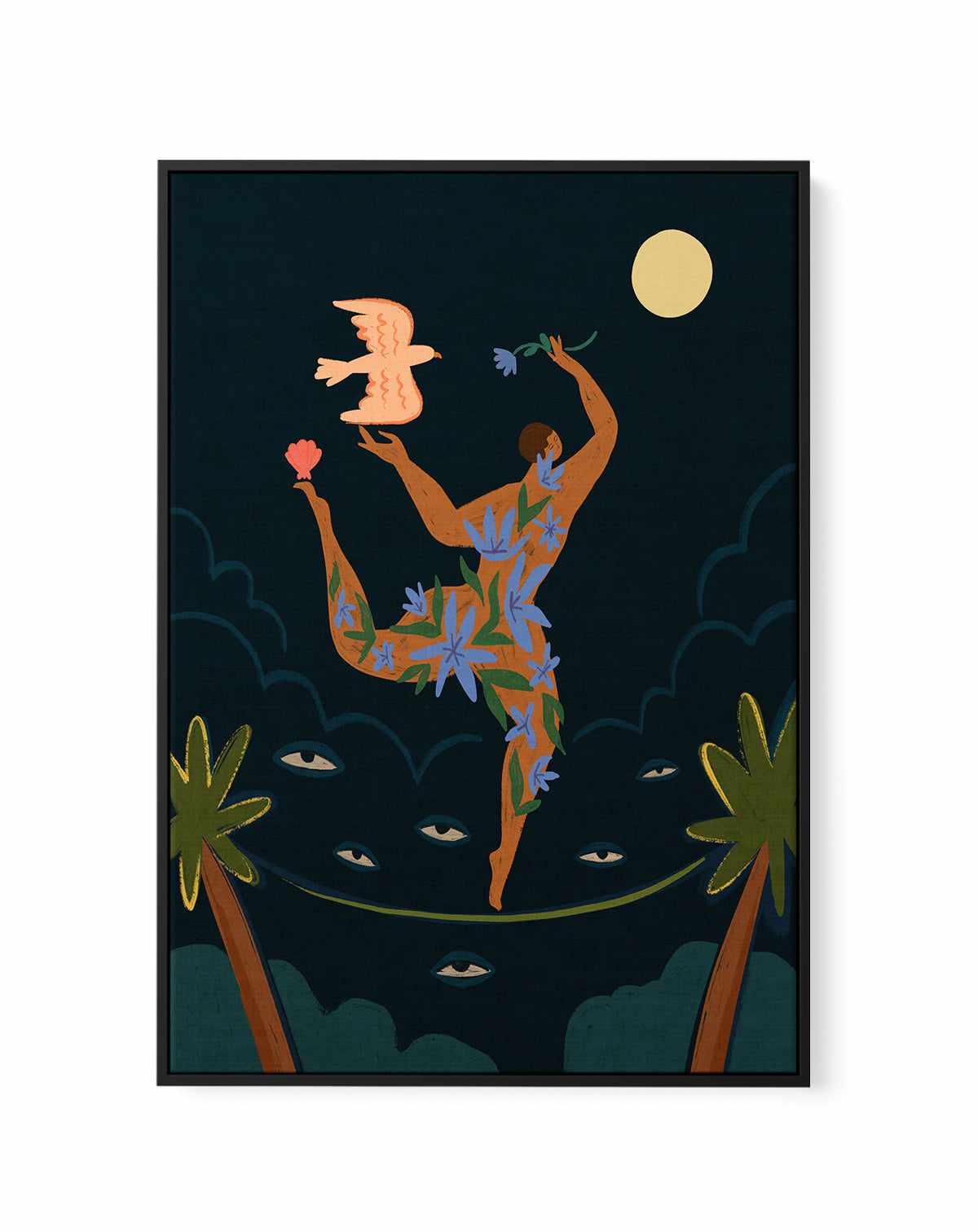 Balance by Arty Guava | Framed Canvas Art Print from Olive et Oriel where you can shop wallpaper and artworks online