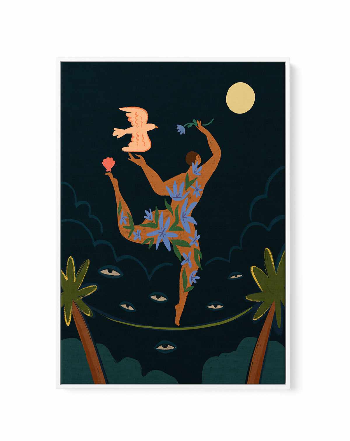 Balance by Arty Guava | Framed Canvas Art Print from Olive et Oriel where you can shop wallpaper and artworks online