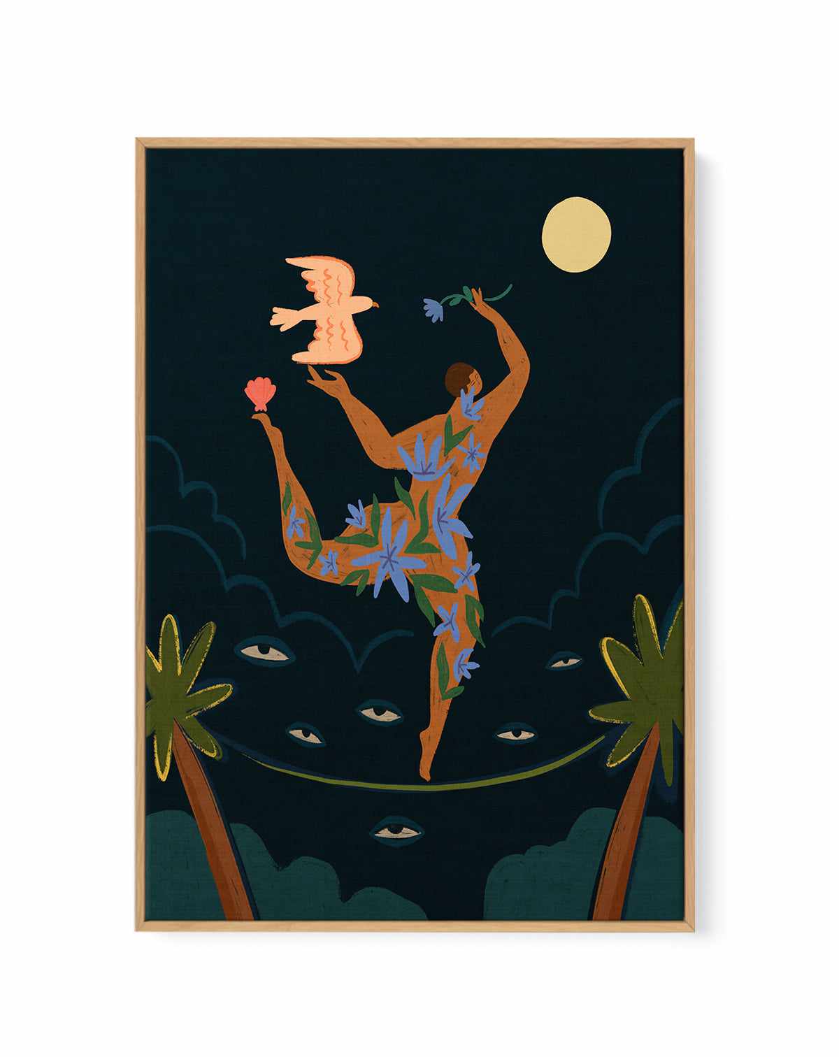 Balance by Arty Guava | Framed Canvas Art Print from Olive et Oriel where you can shop wallpaper and artworks online