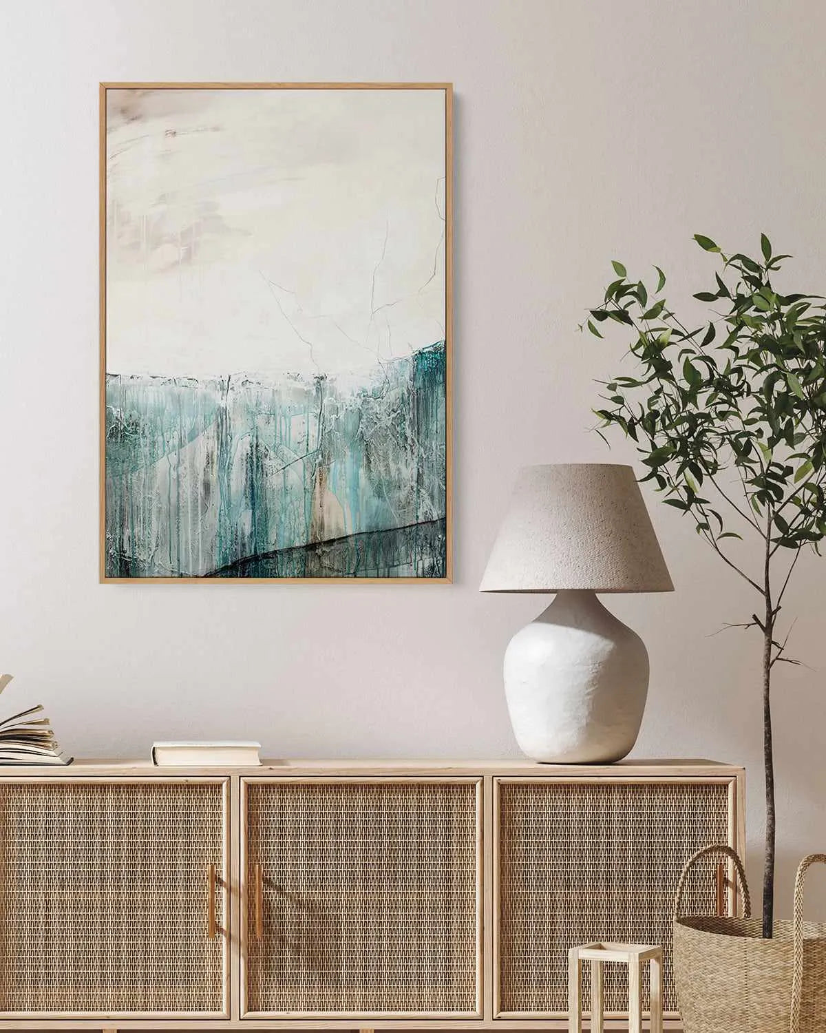 Balance by Design Fabrikken | Framed Canvas Art Print from Olive et Oriel where you can shop wallpaper and artworks online