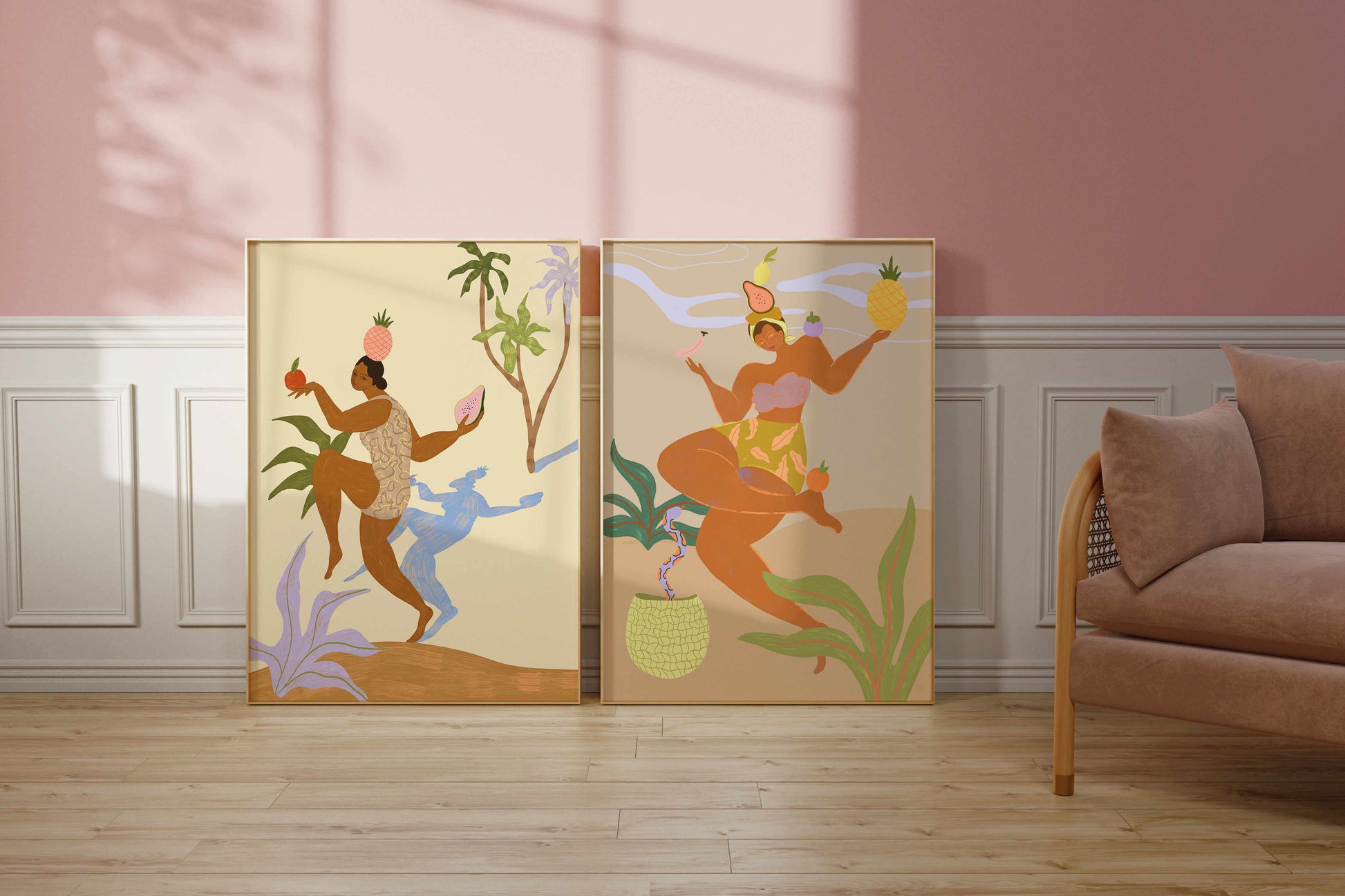 Balancing Act by Arty Guava | Art Print from Olive et Oriel where you can shop wallpaper and artworks online