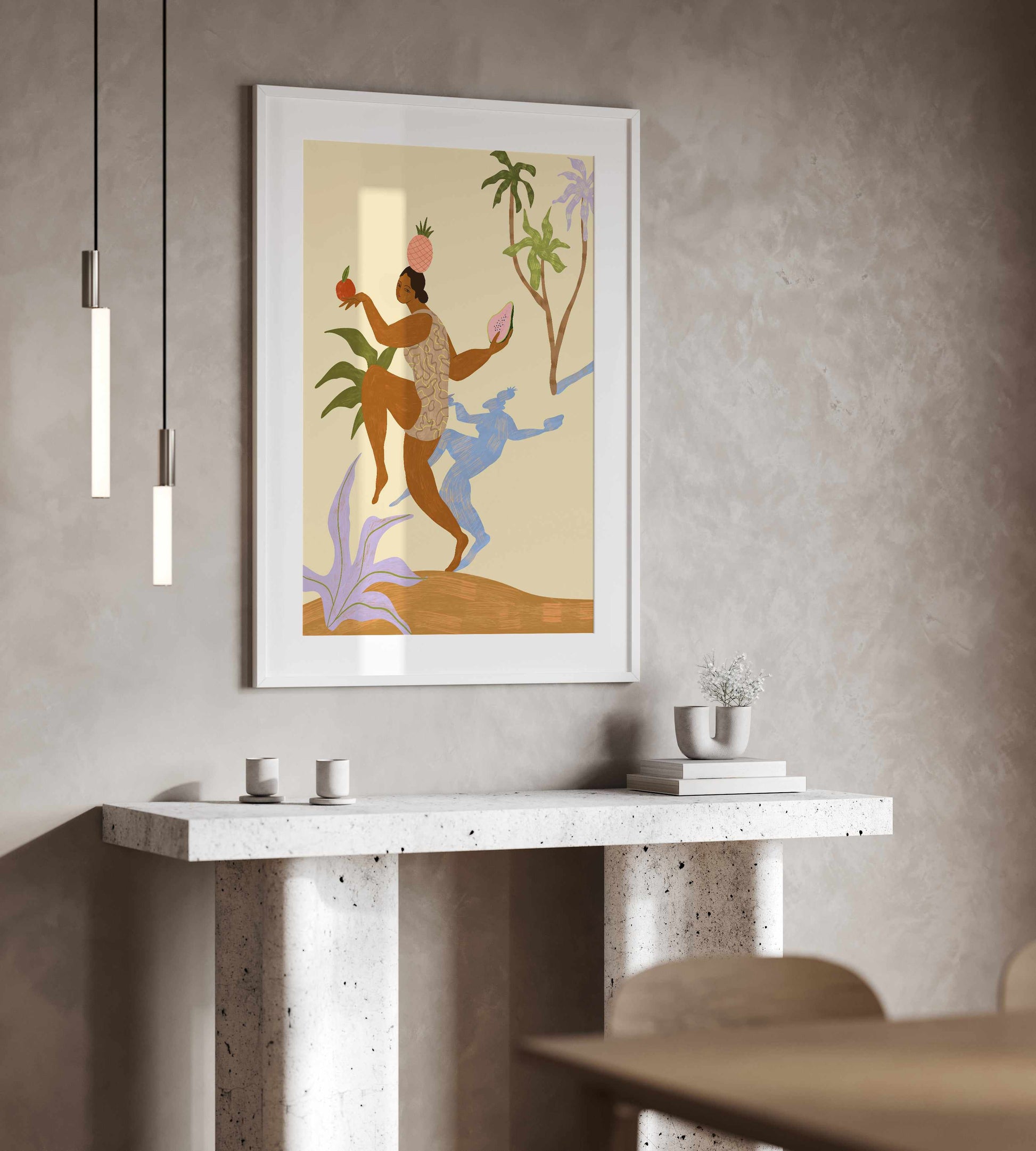 Balancing Act by Arty Guava | Art Print from Olive et Oriel where you can shop wallpaper and artworks online