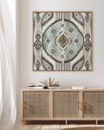 Bali Tiles | Framed Canvas Art Print