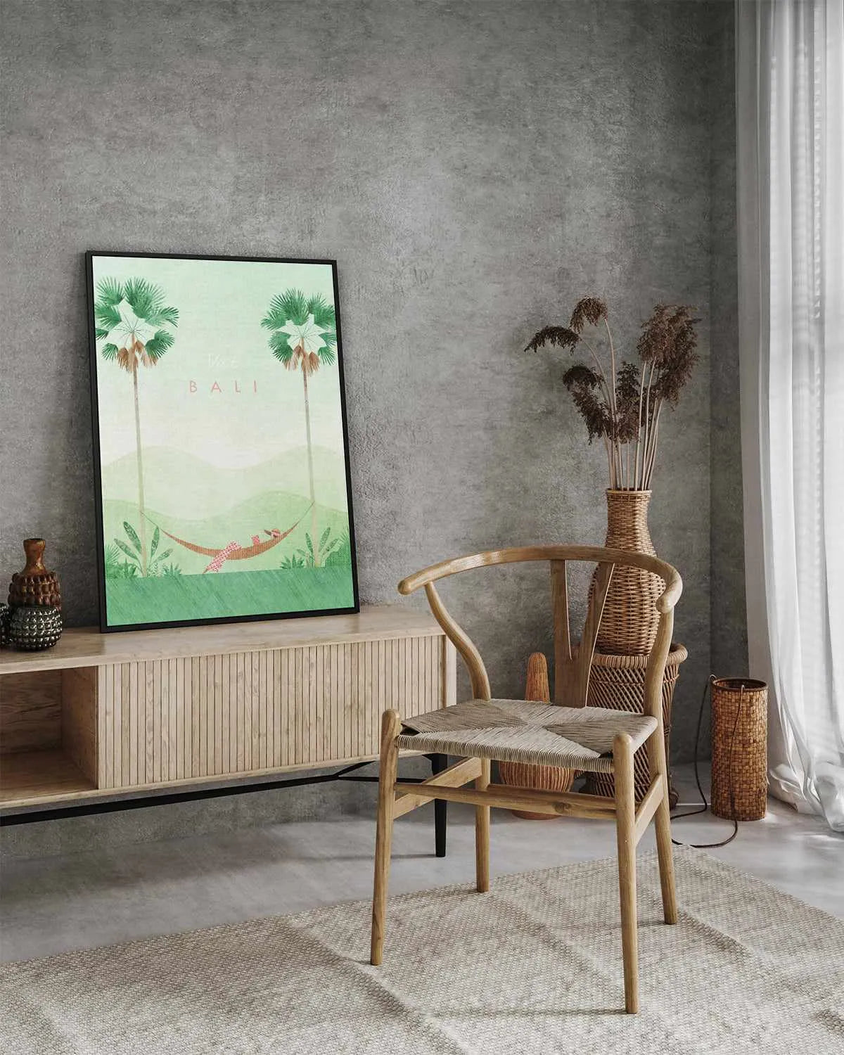 Bali by Henry Rivers | Framed Canvas Art Print from Olive et Oriel where you can shop wallpaper and artworks online