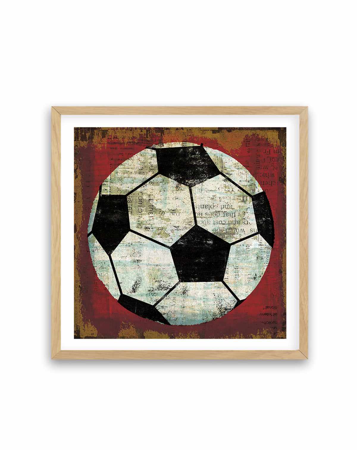 Ball IV On Red | Art Print