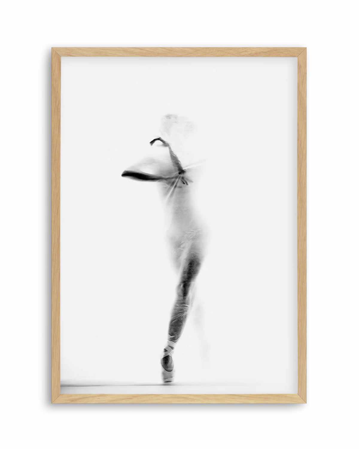 Ballerina Silhouette III Art Print