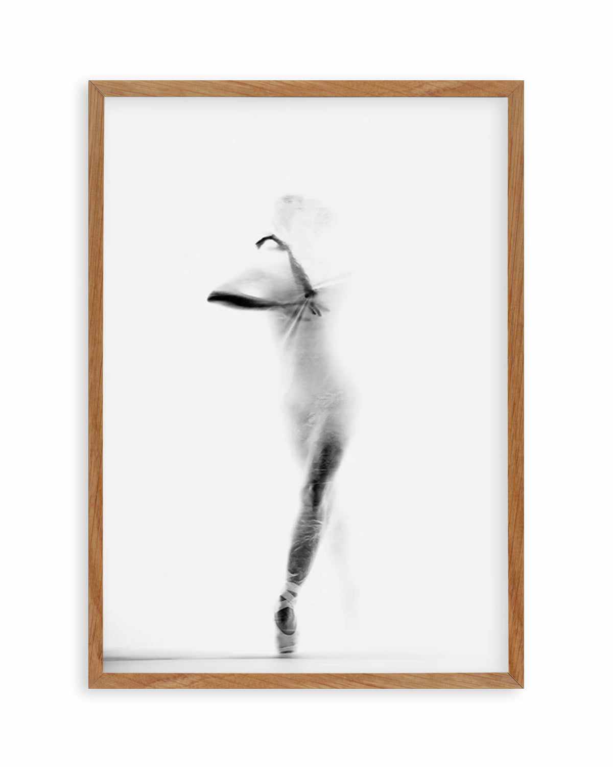 Ballerina Silhouette III Art Print