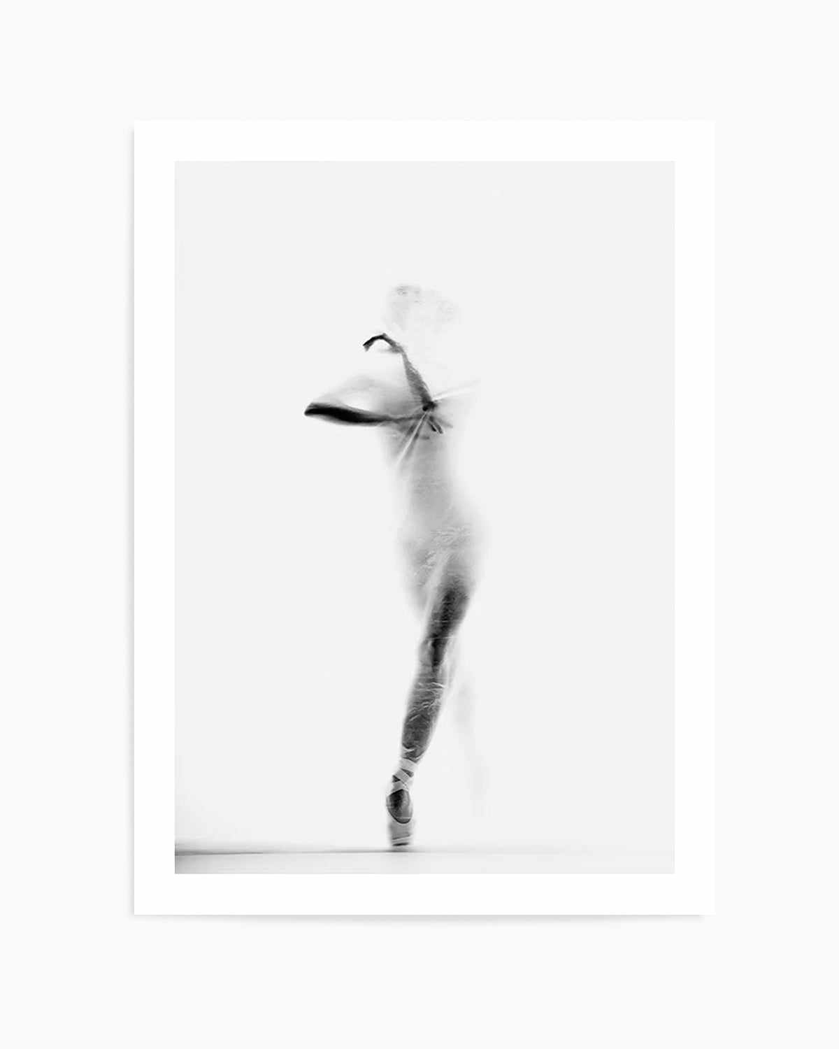 Ballerina Silhouette III Art Print