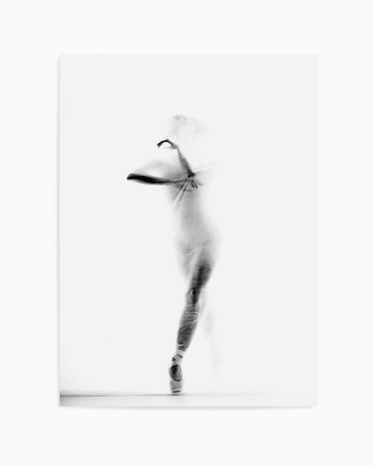 Ballerina Silhouette III Art Print