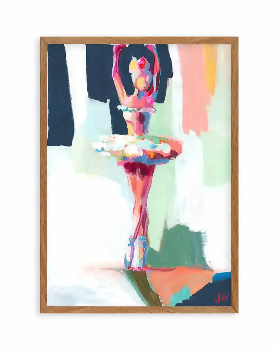 Ballerina by Jenny Westenhofer Art Print from Olive et Oriel where you can shop wallpaper and artworks online