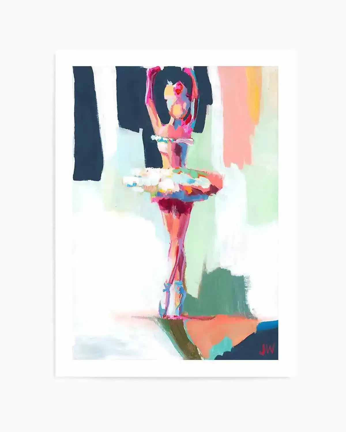 Ballerina by Jenny Westenhofer Art Print from Olive et Oriel where you can shop wallpaper and artworks online