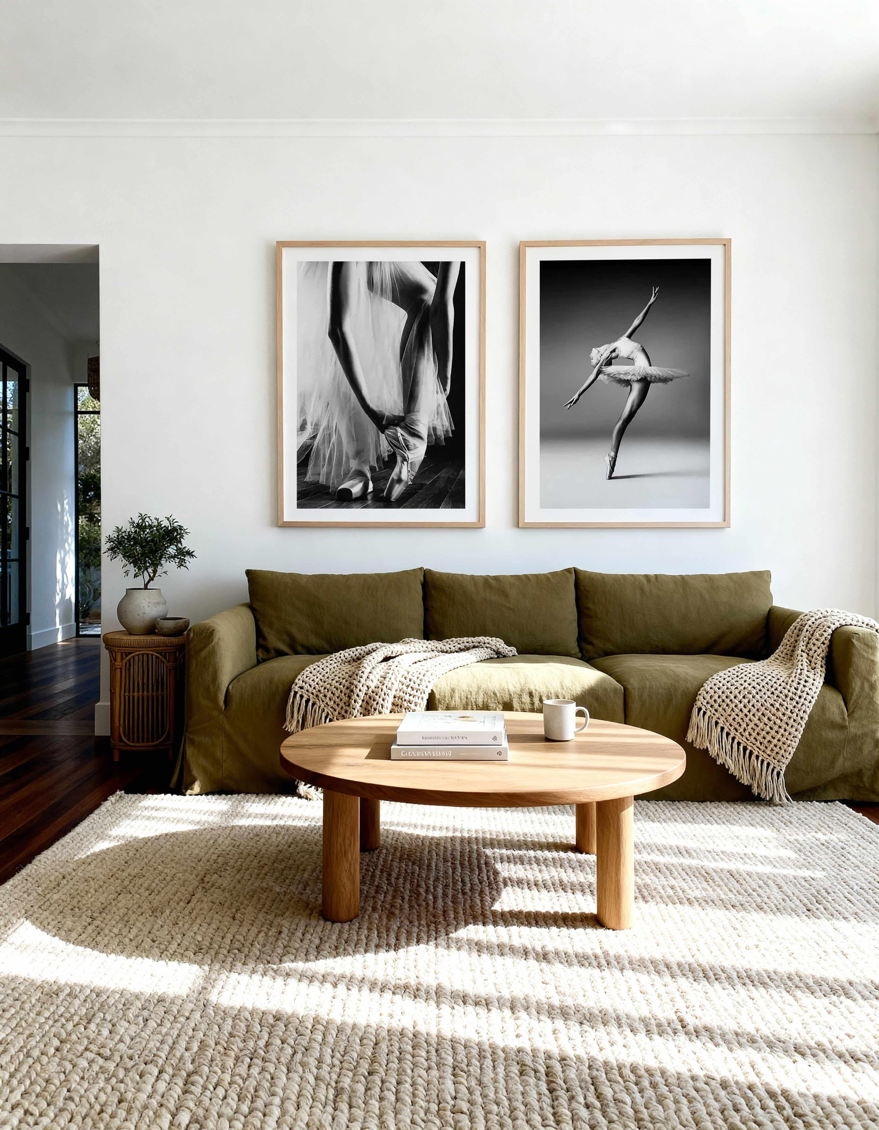 Ballerina I & II Art Print Set of 2 | Matching Wall Art from Olive et Oriel where you can shop wallpaper and artworks online