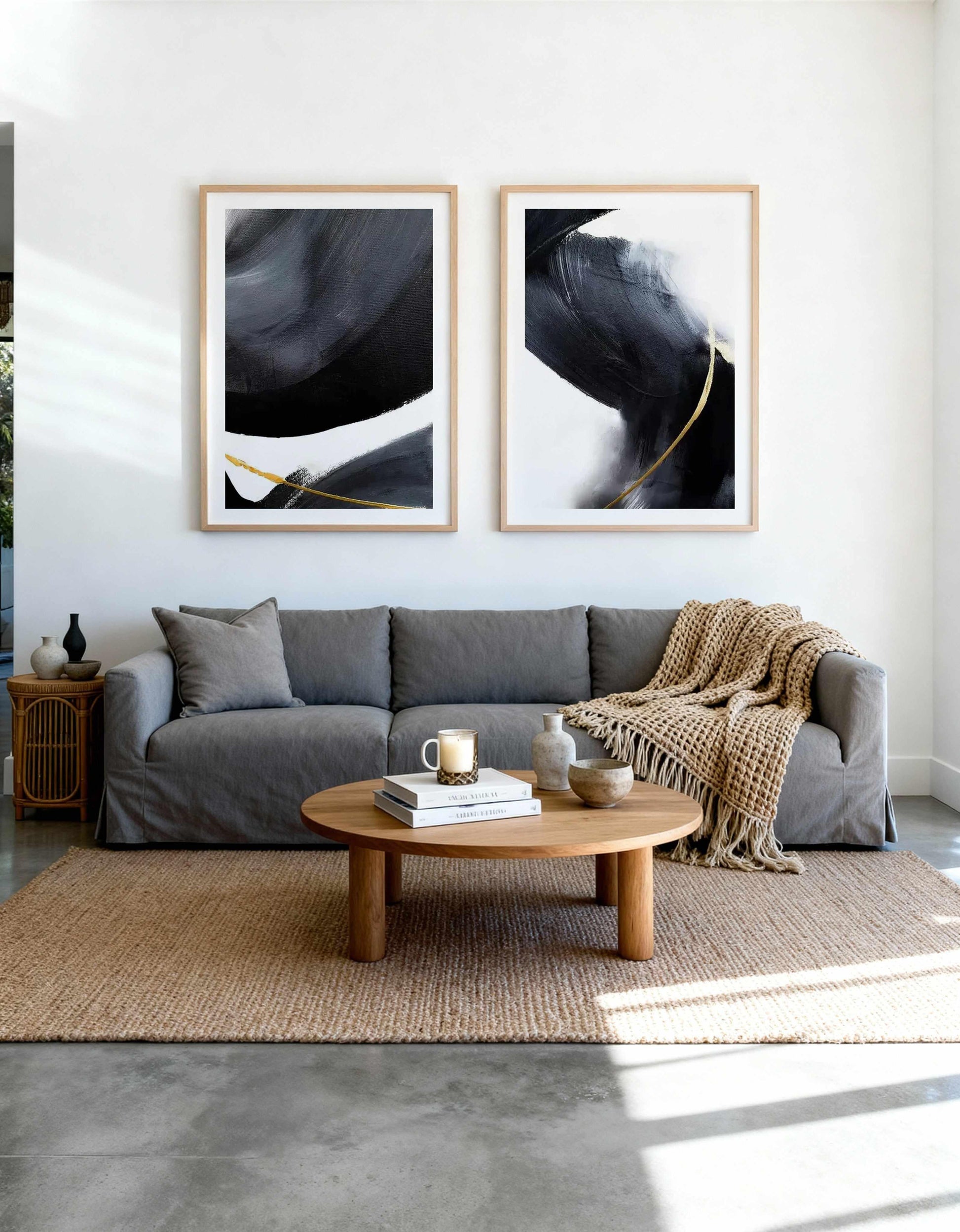 Balmain I & II Art Print Set of 2 | Matching Wall Art from Olive et Oriel where you can shop wallpaper and artworks online