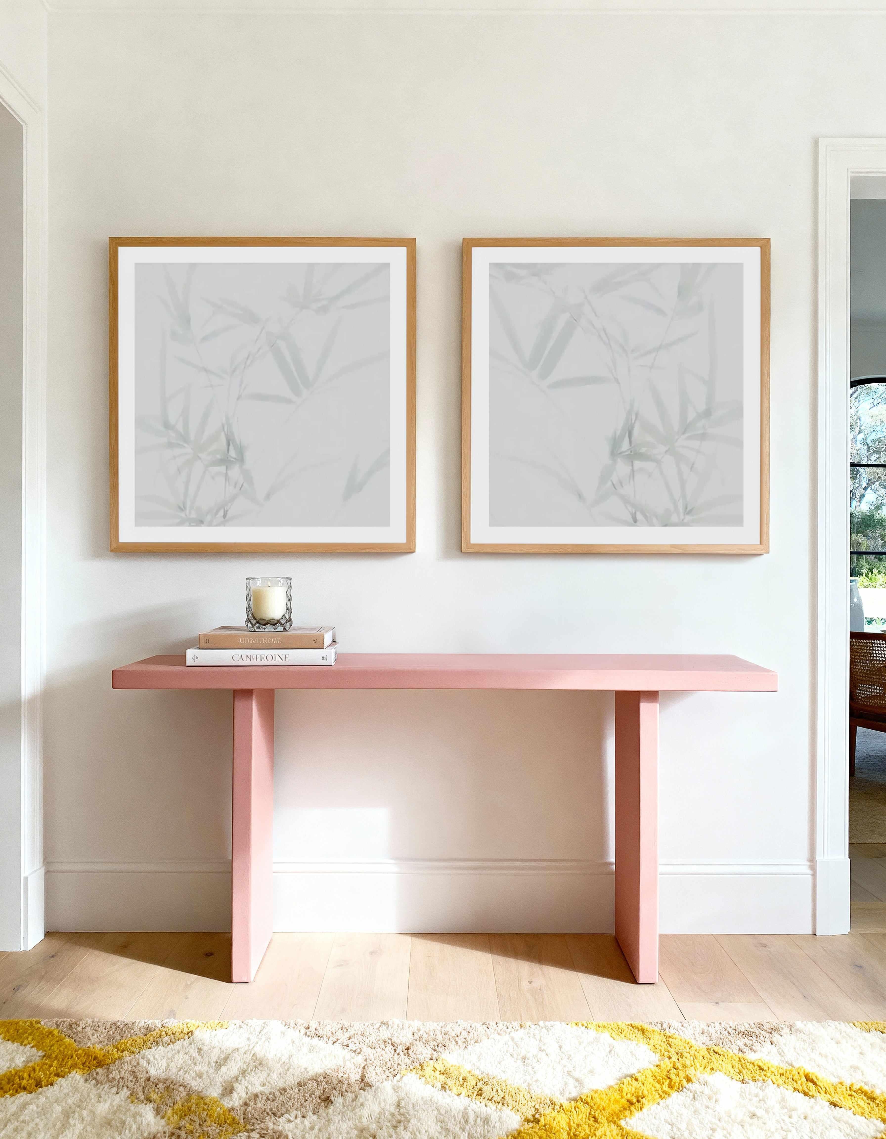 Bamboo SQ I & II Art Print Set of 2 | Matching Wall Art from Olive et Oriel where you can shop wallpaper and artworks online