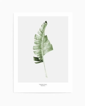 Banana Leaf I Art Print from Olive et Oriel where you can shop wallpaper and artworks online