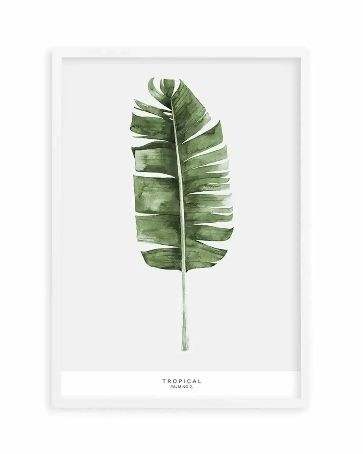 Banana Leaf II Art Print from Olive et Oriel where you can shop wallpaper and artworks online