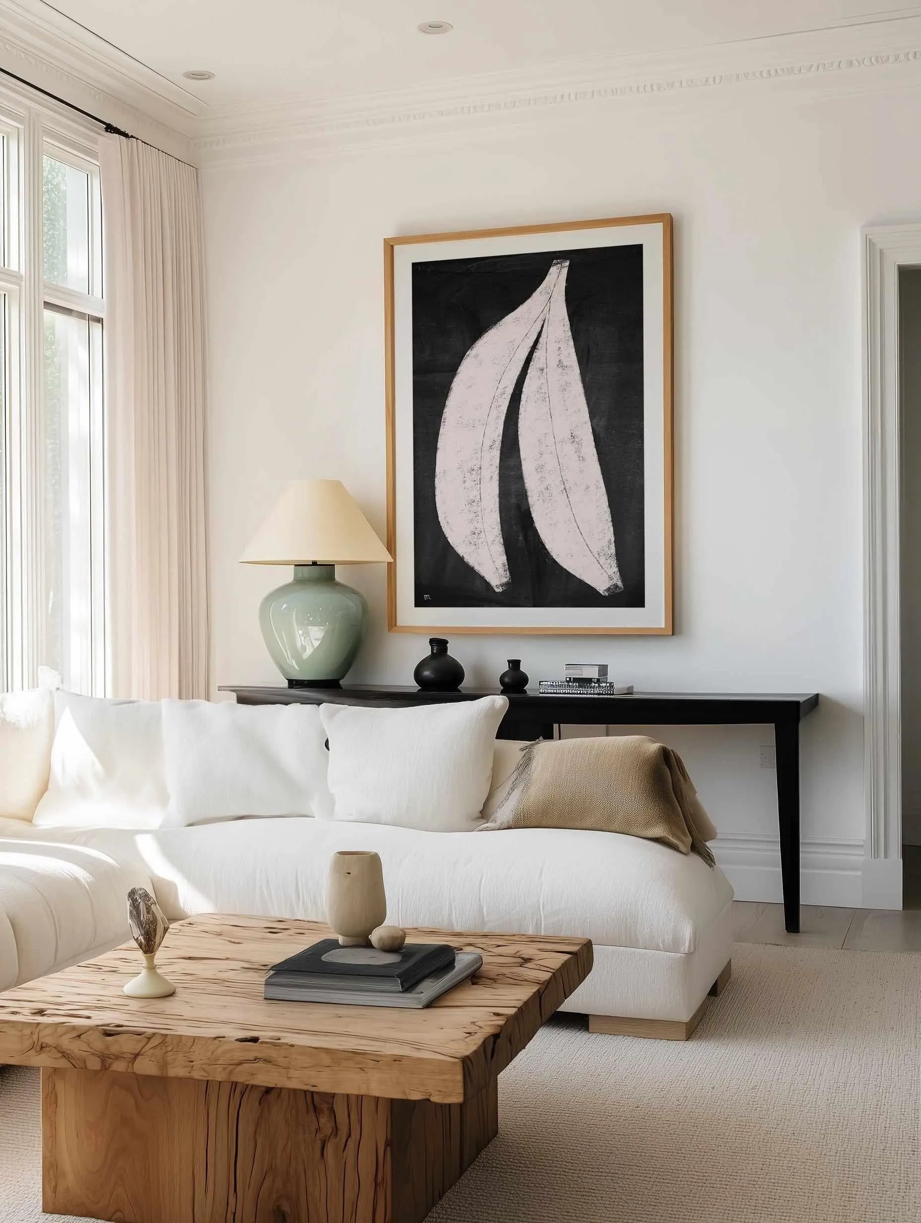 Bananas on Blackboard by Marco Marella | Art Print from Olive et Oriel where you can shop wallpaper and artworks online