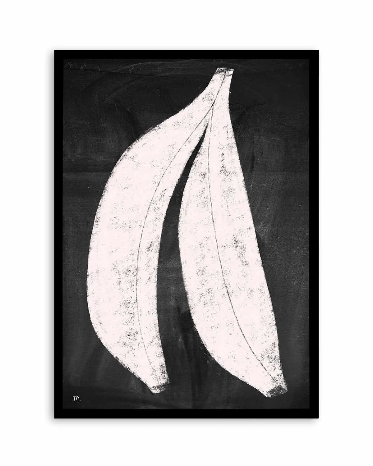 Bananas on Blackboard by Marco Marella | Art Print from Olive et Oriel where you can shop wallpaper and artworks online