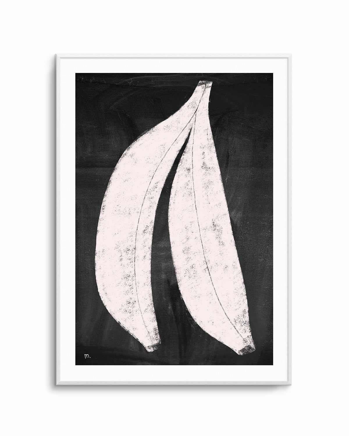 Bananas on Blackboard by Marco Marella | Art Print