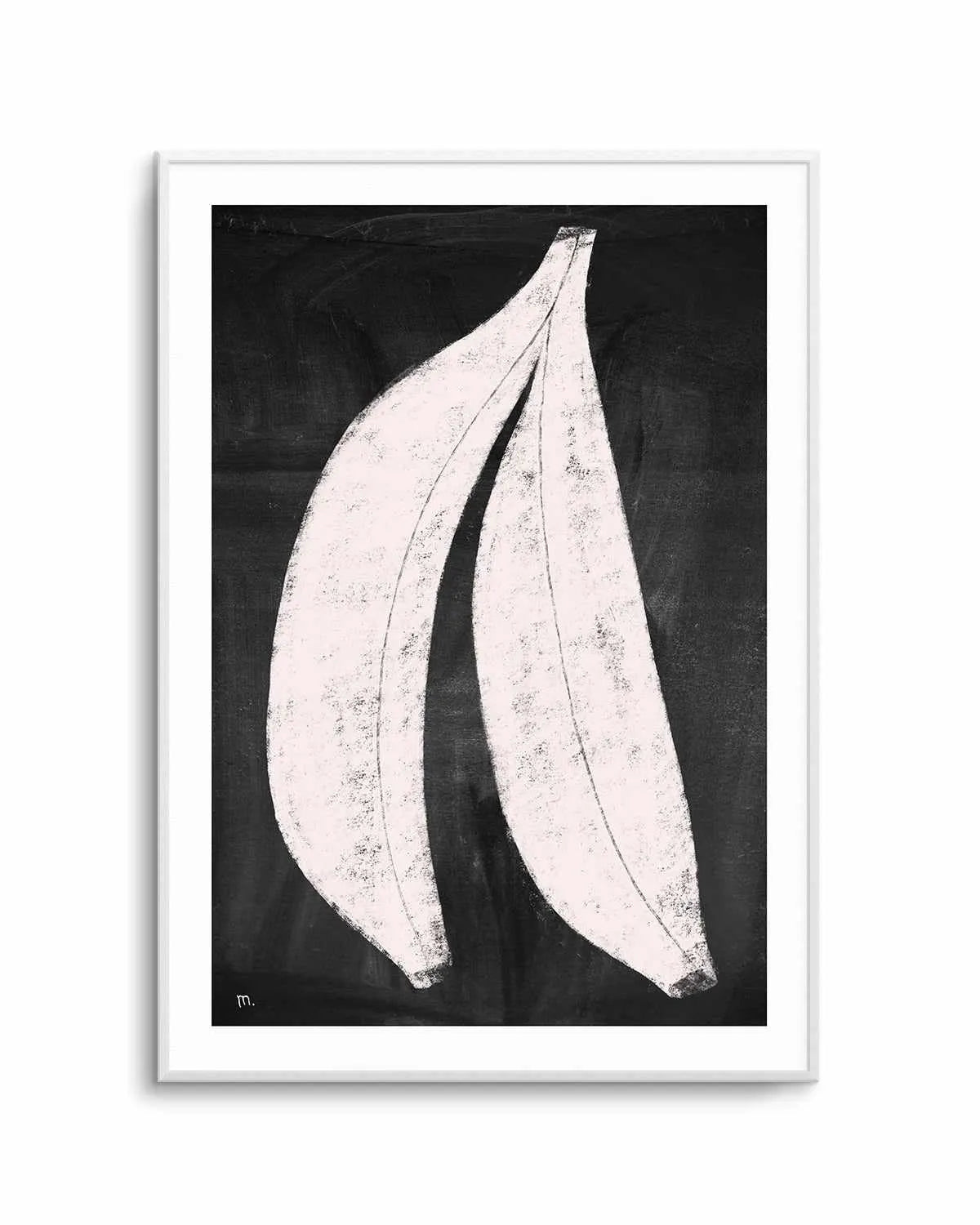 Bananas on Blackboard by Marco Marella | Art Print from Olive et Oriel where you can shop wallpaper and artworks online