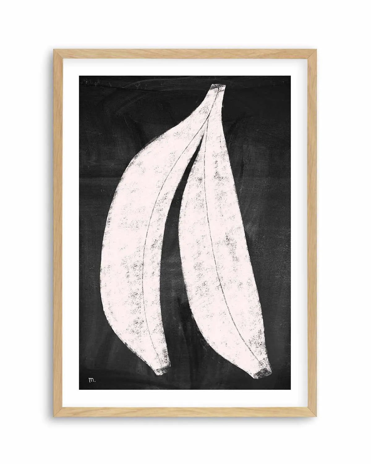 Bananas on Blackboard by Marco Marella | Art Print from Olive et Oriel where you can shop wallpaper and artworks online