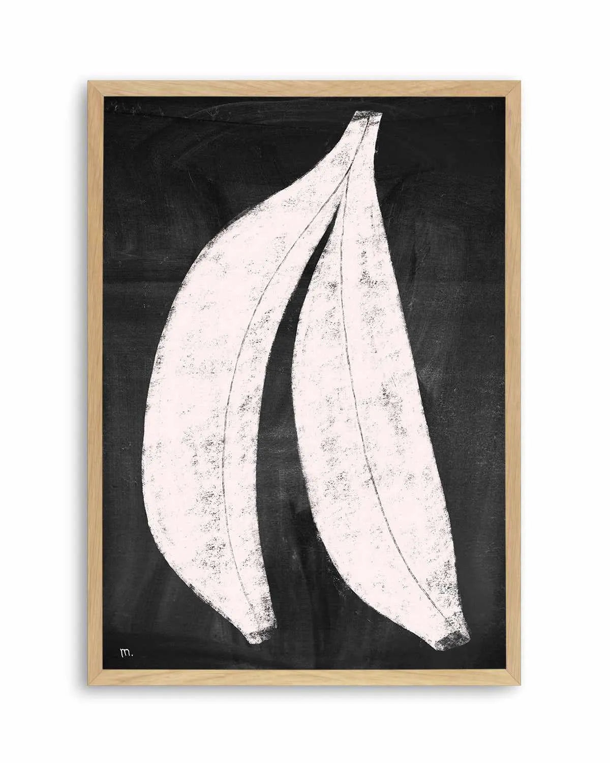 Bananas on Blackboard by Marco Marella | Art Print from Olive et Oriel where you can shop wallpaper and artworks online