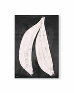 Bananas on Blackboard by Marco Marella | Framed Canvas Art Print