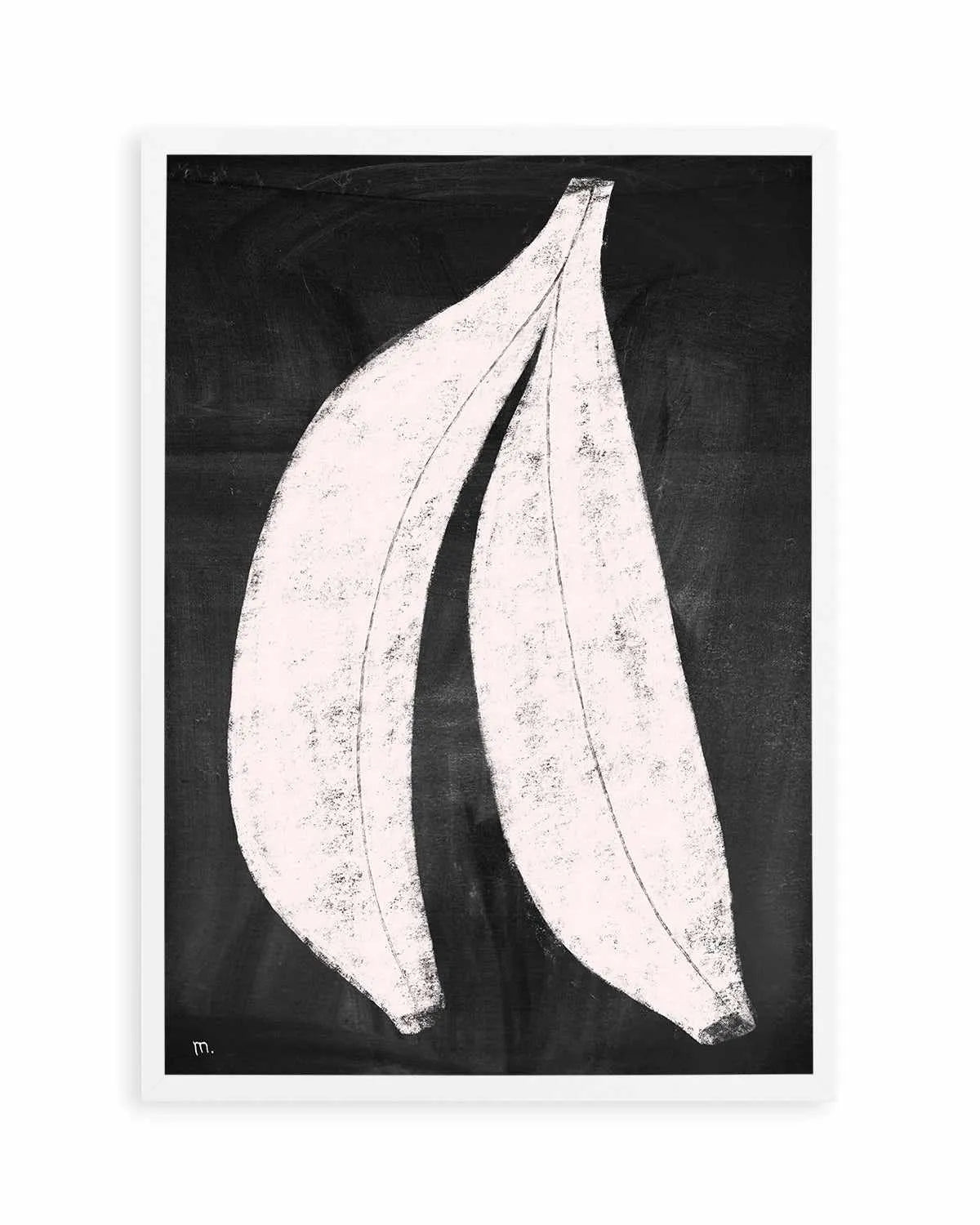 Bananas on Blackboard by Marco Marella | Art Print from Olive et Oriel where you can shop wallpaper and artworks online