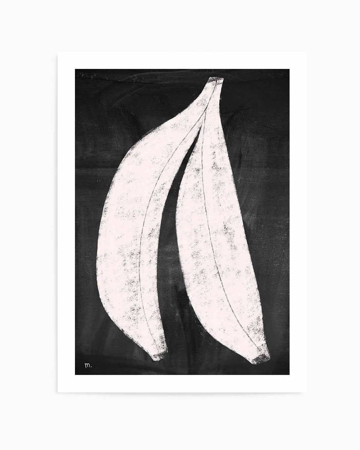 Bananas on Blackboard by Marco Marella | Art Print from Olive et Oriel where you can shop wallpaper and artworks online