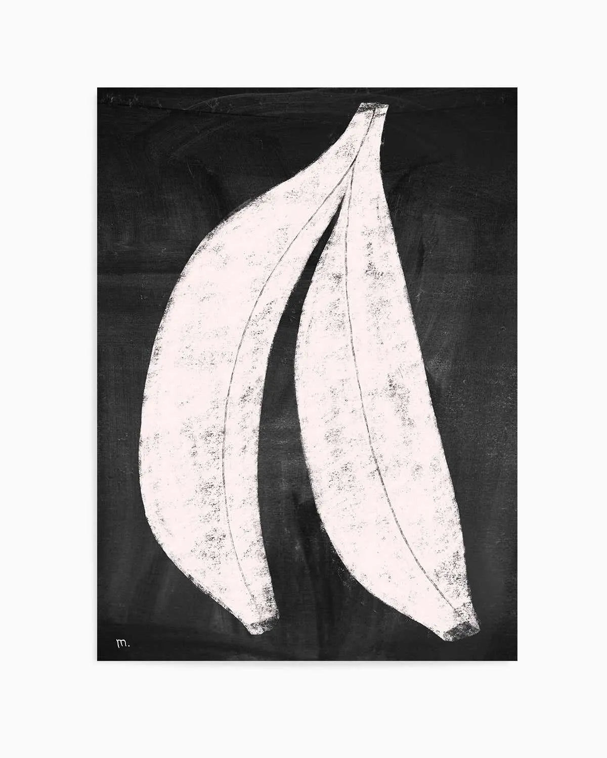 Bananas on Blackboard by Marco Marella | Art Print from Olive et Oriel where you can shop wallpaper and artworks online