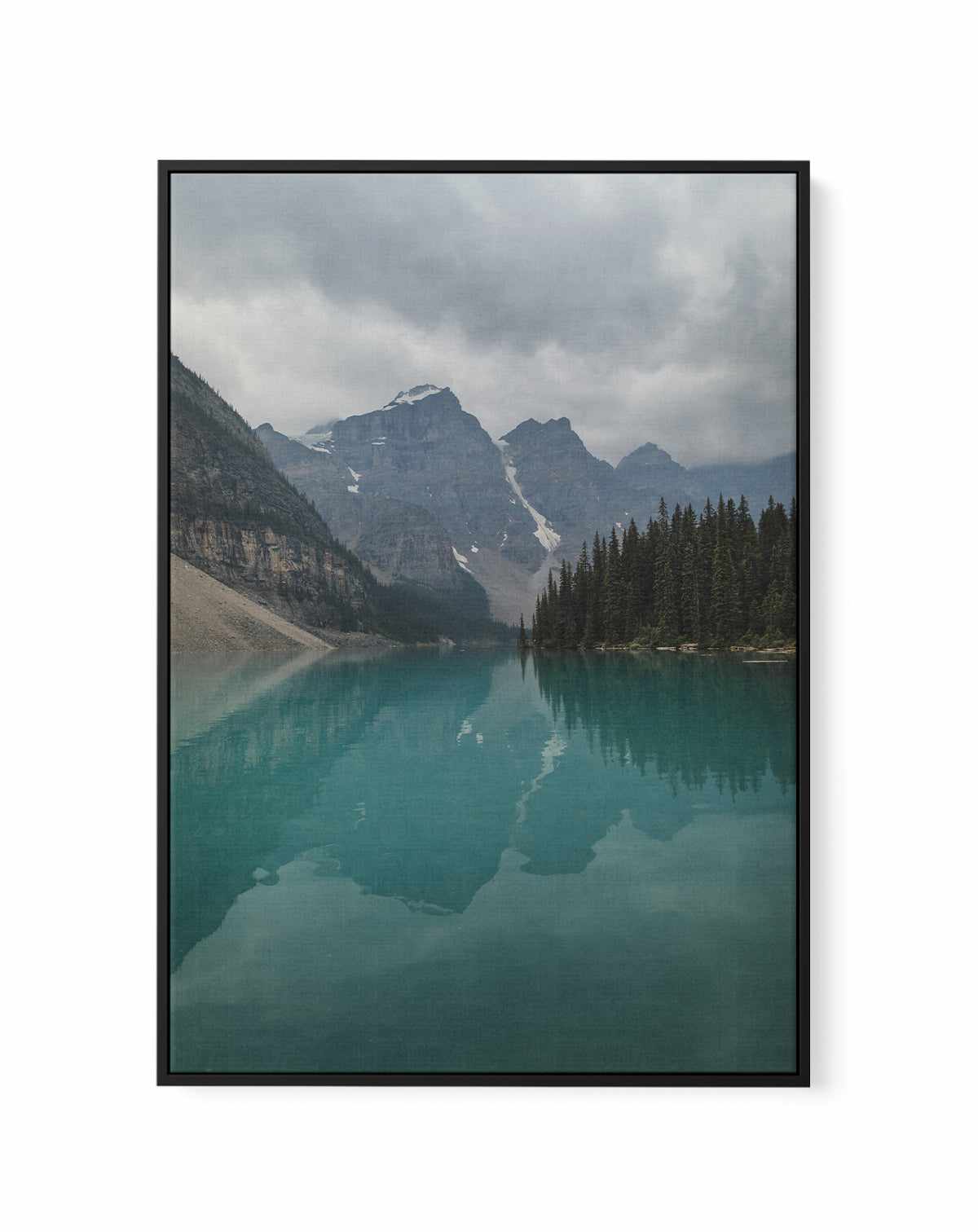 Banff Lake by Kalen X | Framed Canvas Art Print