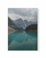 Banff Lake by Kalen X | Framed Canvas Art Print