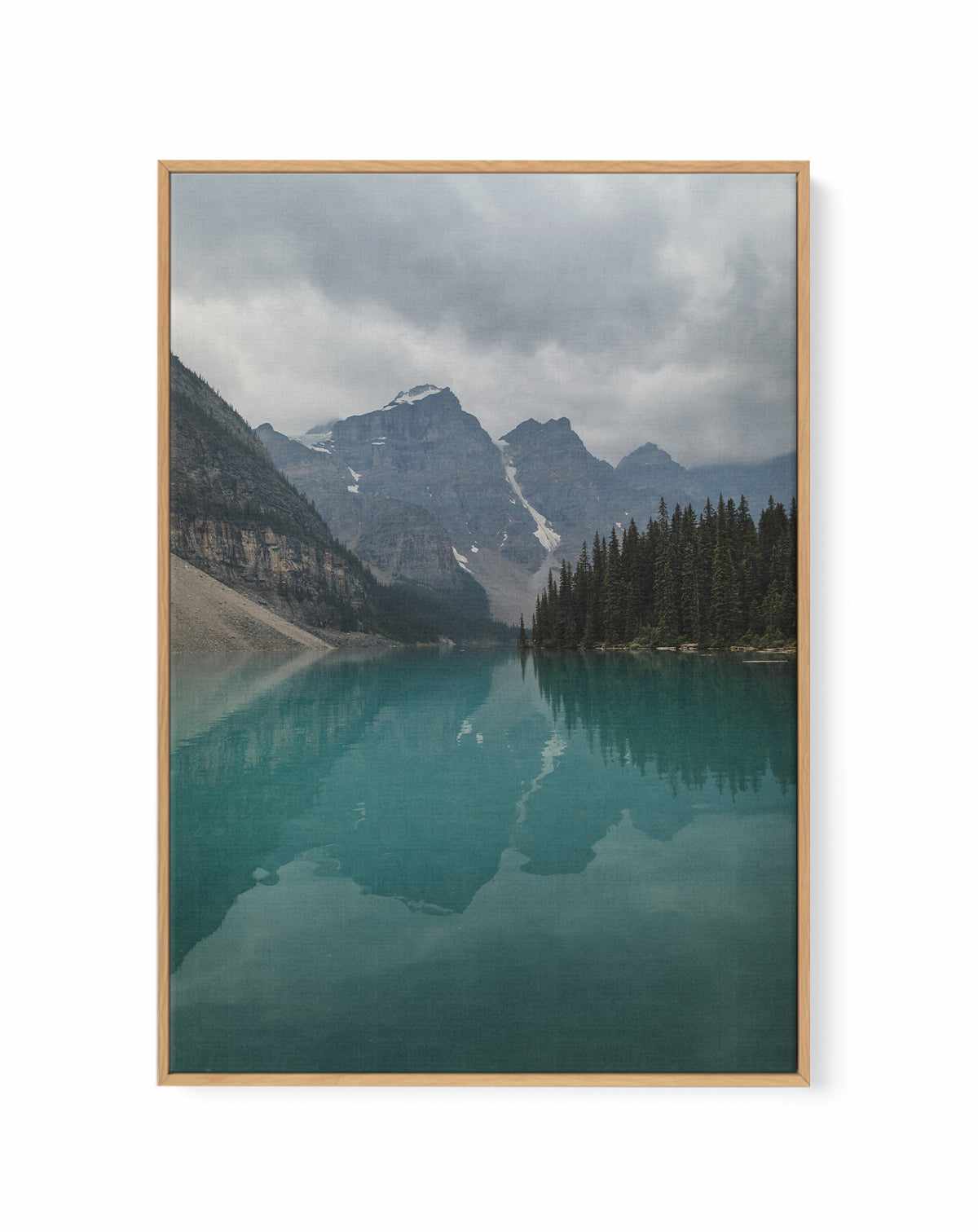 Banff Lake by Kalen X | Framed Canvas Art Print