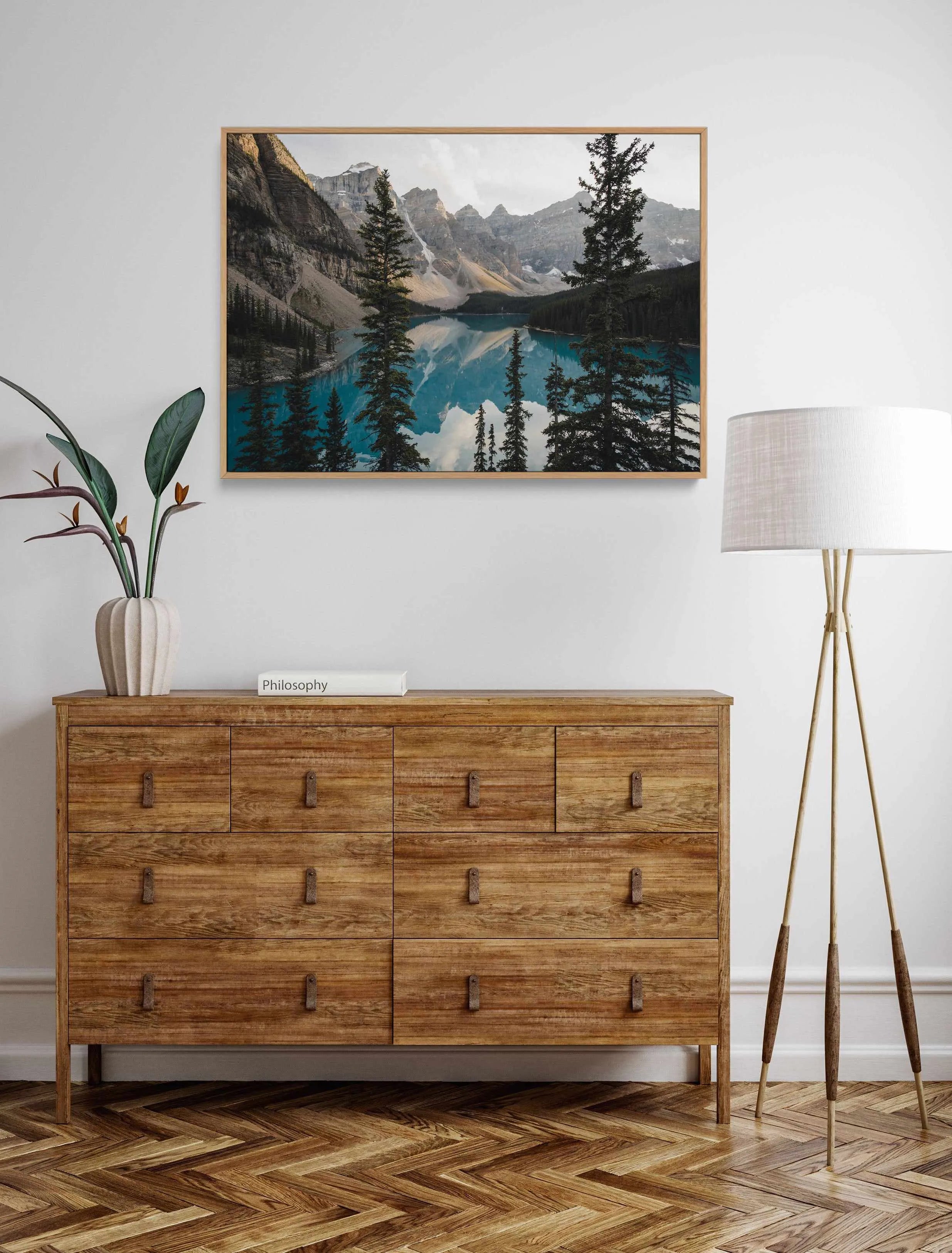 Banff by Kalen X | Framed Canvas Art Print from Olive et Oriel where you can shop wallpaper and artworks online