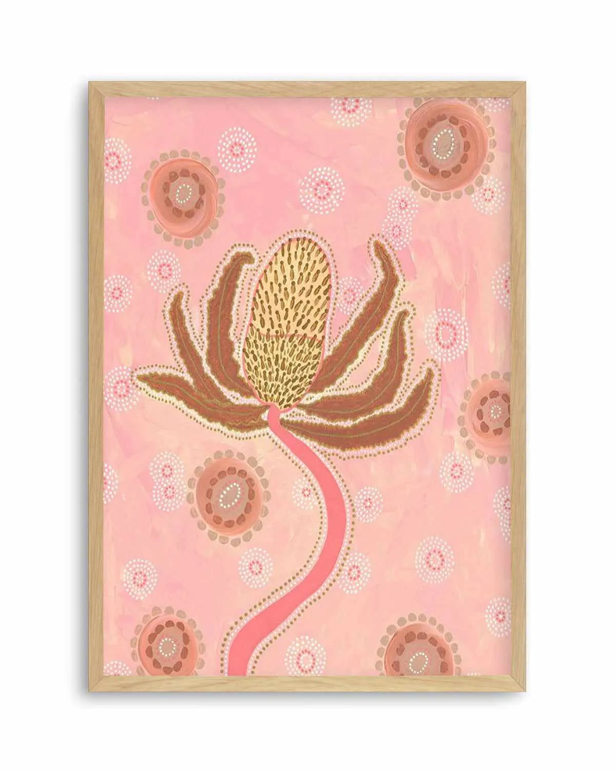 Banksia By Domica Hill | Art Print from Olive et Oriel where you can shop wallpaper and artworks online