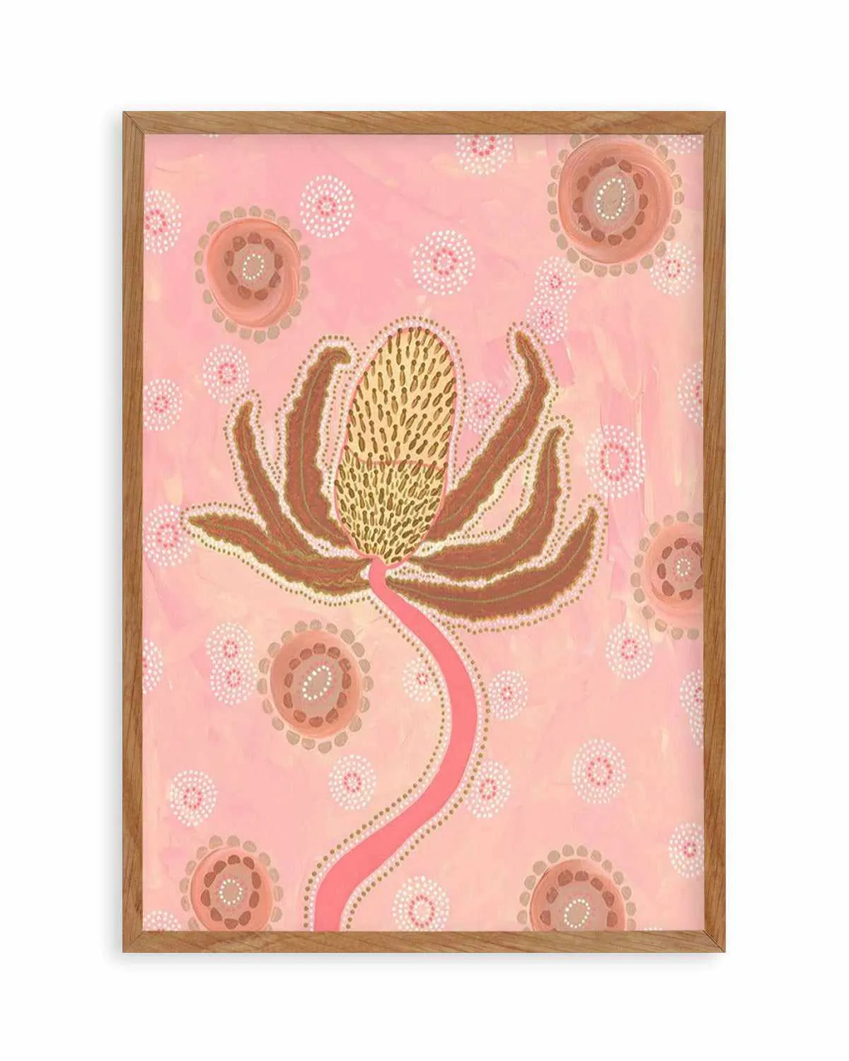 Banksia By Domica Hill | Art Print from Olive et Oriel where you can shop wallpaper and artworks online
