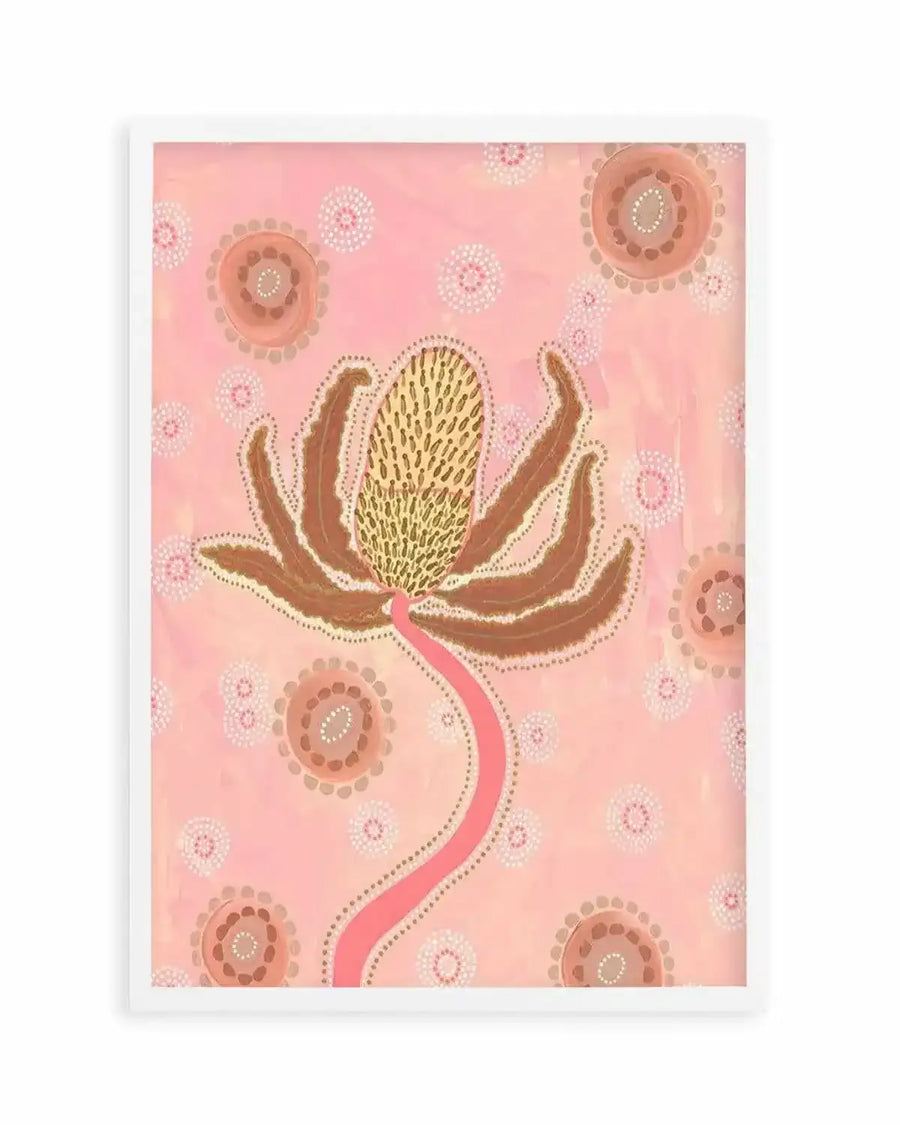 Banksia By Domica Hill | Art Print from Olive et Oriel where you can shop wallpaper and artworks online