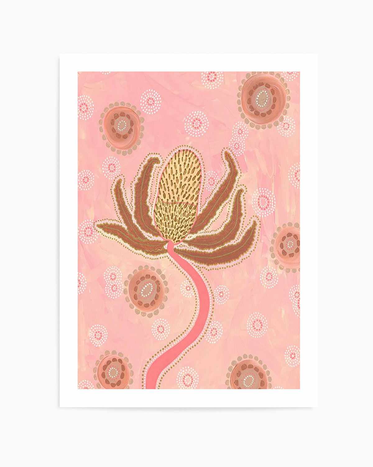 Banksia By Domica Hill Art Print