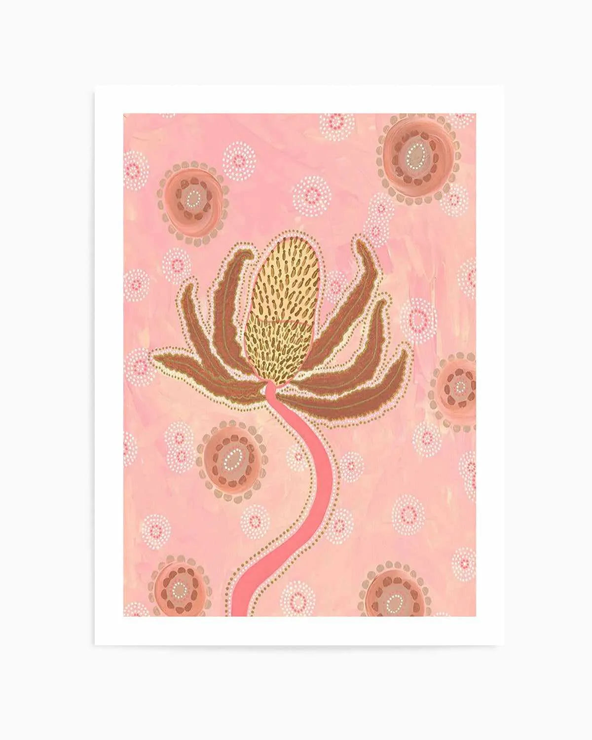 Banksia By Domica Hill | Art Print from Olive et Oriel where you can shop wallpaper and artworks online