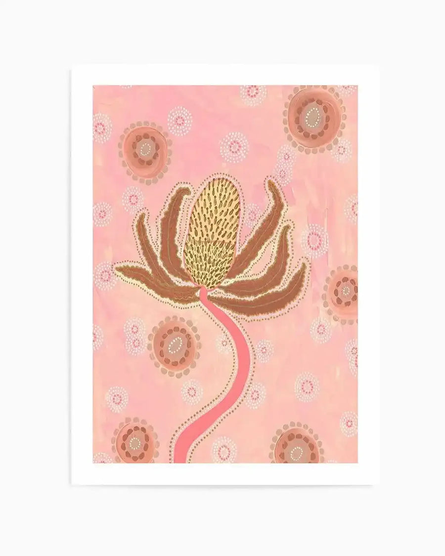 Banksia By Domica Hill | Art Print from Olive et Oriel where you can shop wallpaper and artworks online