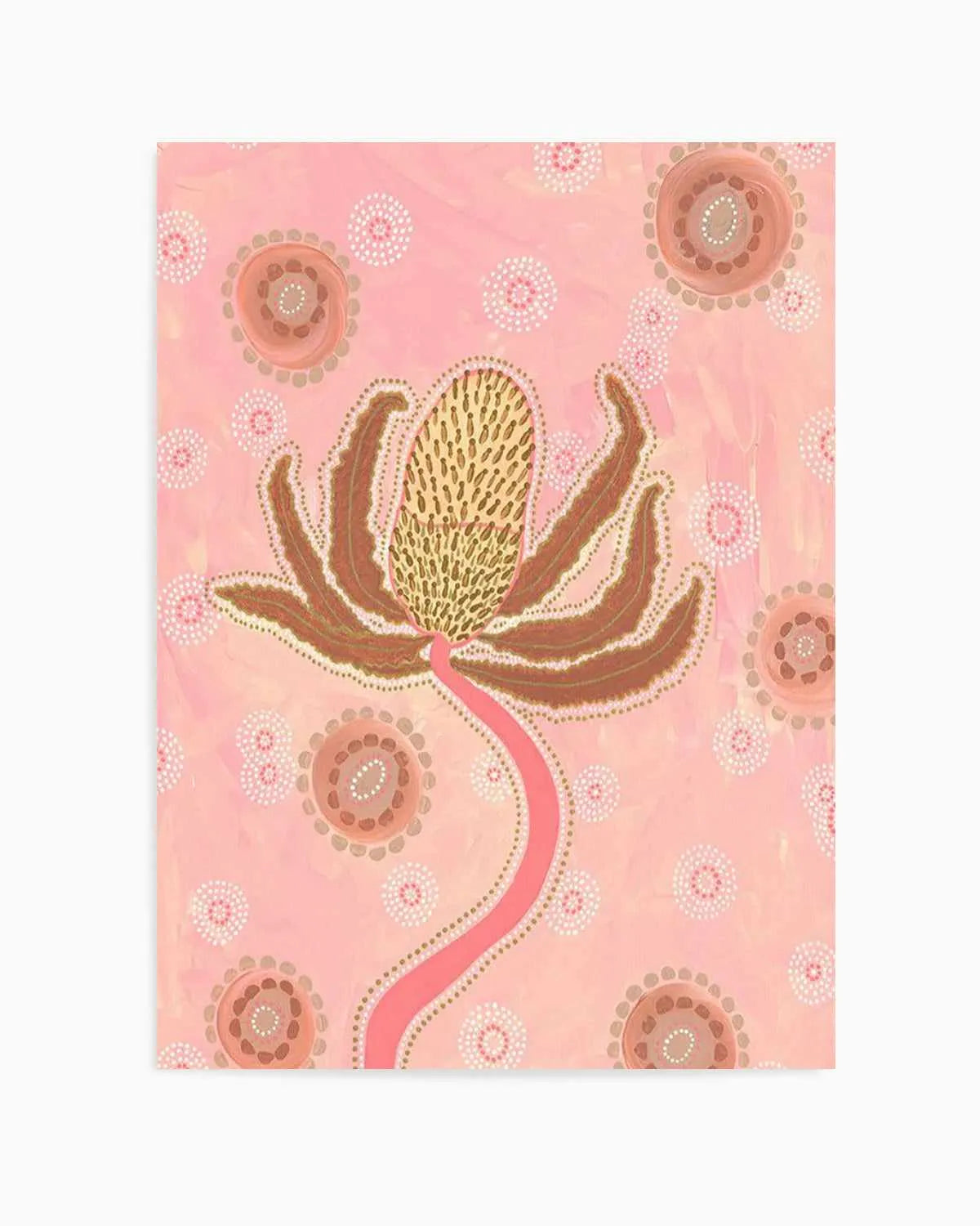Banksia By Domica Hill | Art Print from Olive et Oriel where you can shop wallpaper and artworks online
