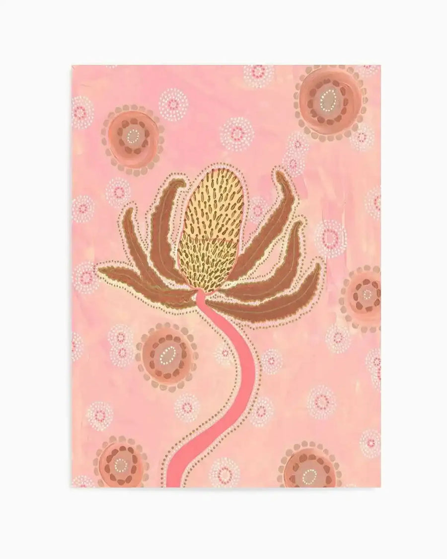Banksia By Domica Hill | Art Print from Olive et Oriel where you can shop wallpaper and artworks online