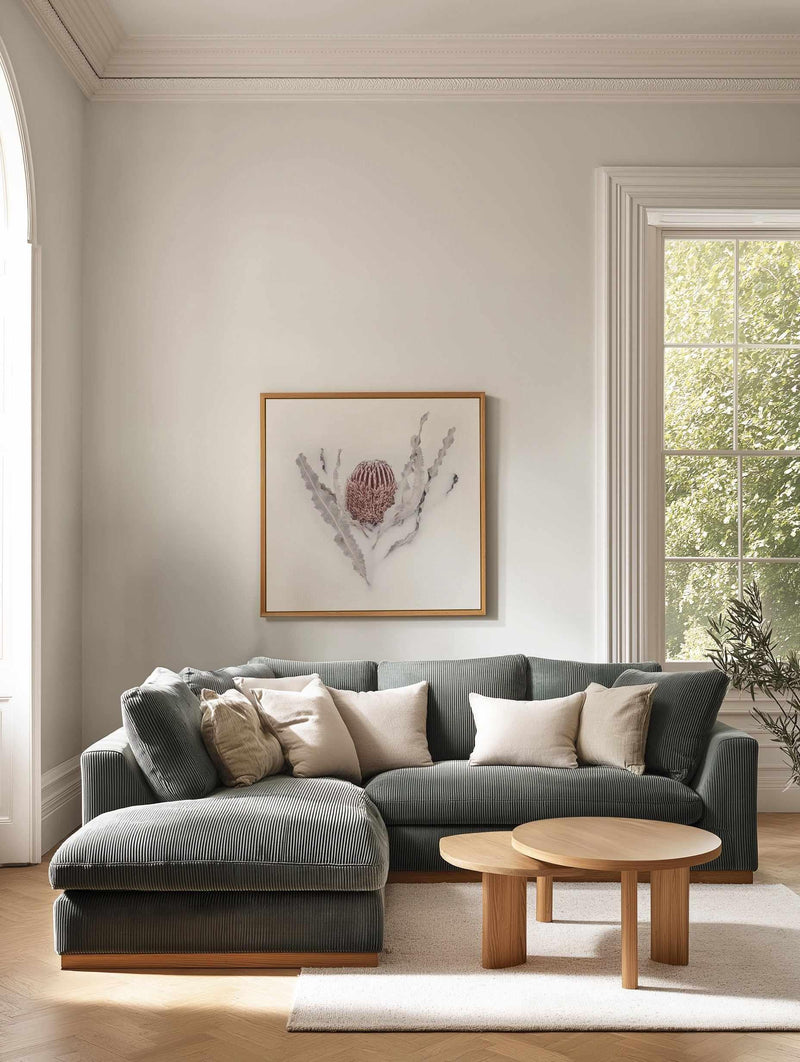 Banksia II | Framed Canvas Art Print from Olive et Oriel where you can shop wallpaper and artworks online