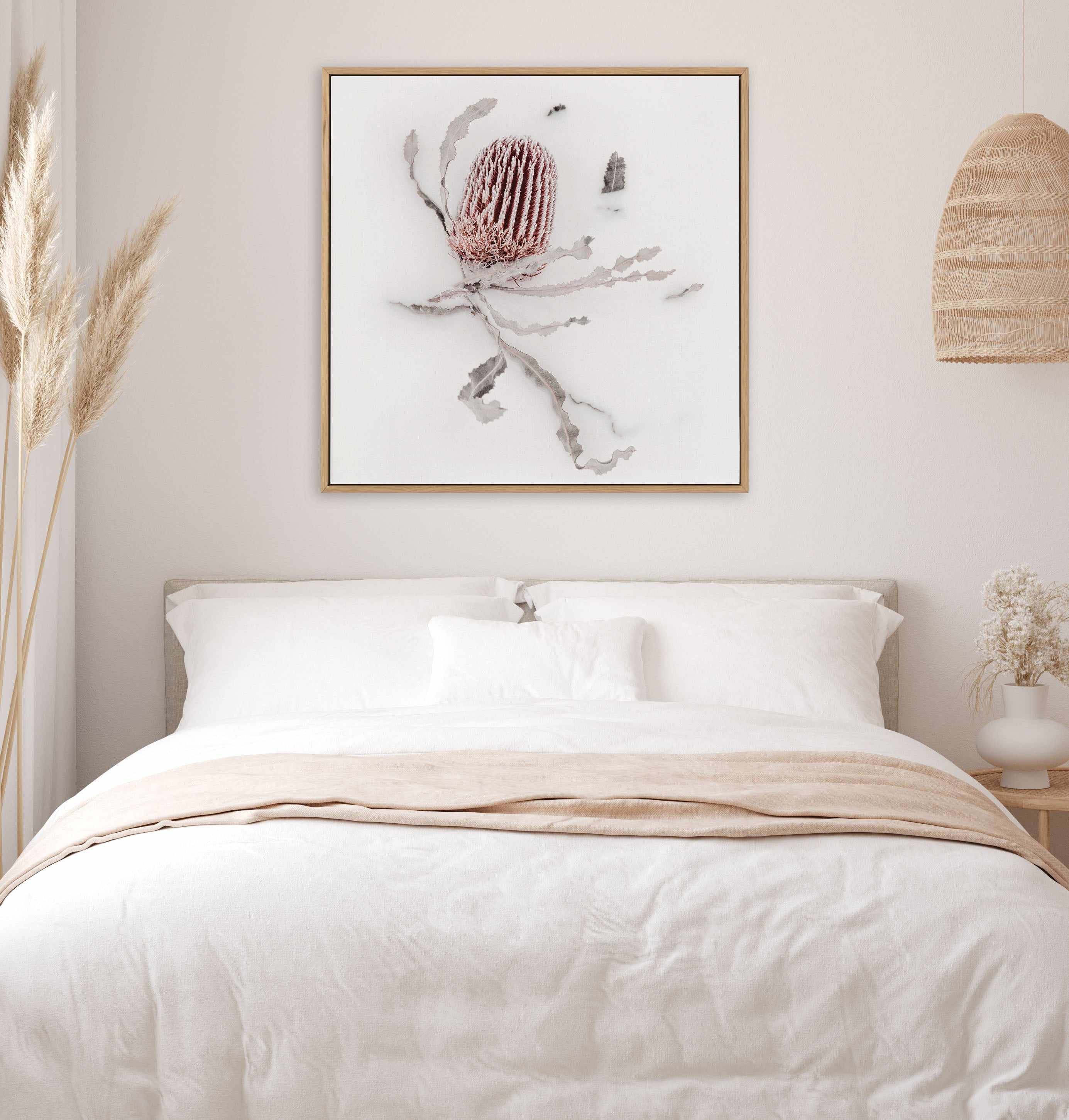 Banksia III | Framed Canvas Art Print