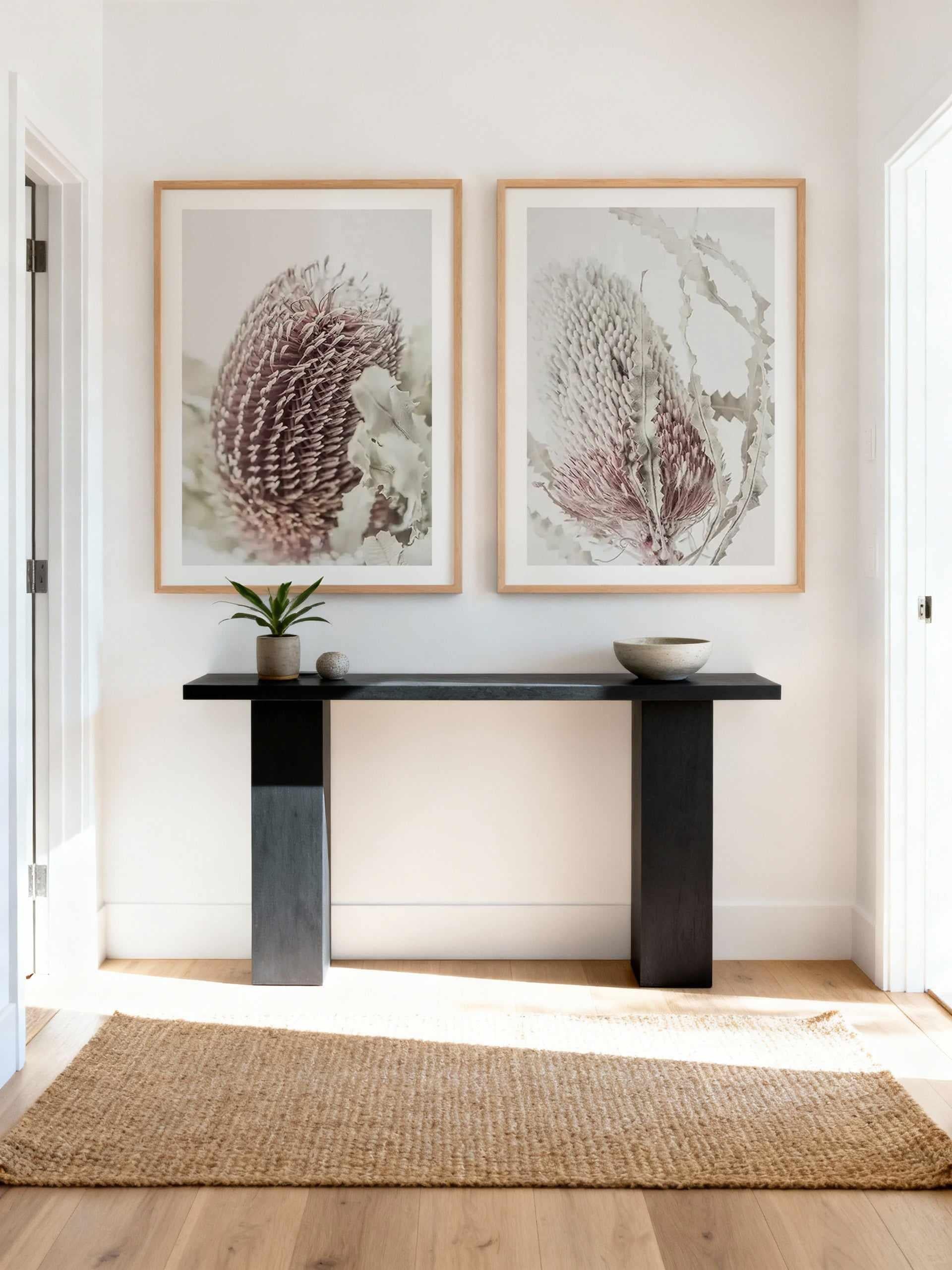Banksia I & II Art Print Set of 2 | Matching Wall Art from Olive et Oriel where you can shop wallpaper and artworks online