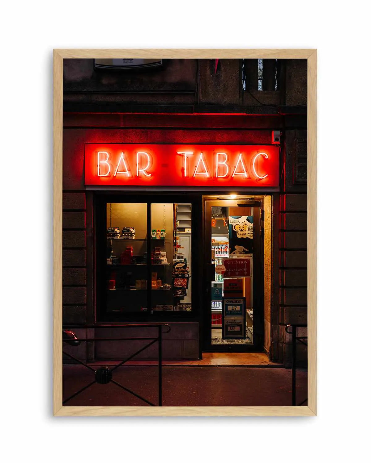 Bar Tabac by Jovani Demetrie Art Print from Olive et Oriel where you can shop wallpaper and artworks online