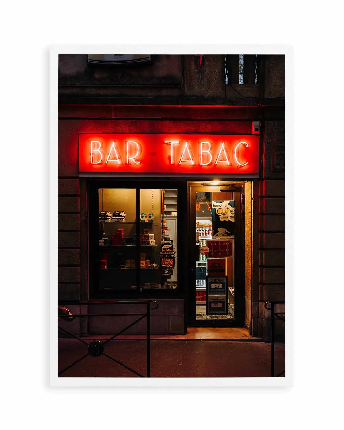 Bar Tabac by Jovani Demetrie Art Print from Olive et Oriel where you can shop wallpaper and artworks online