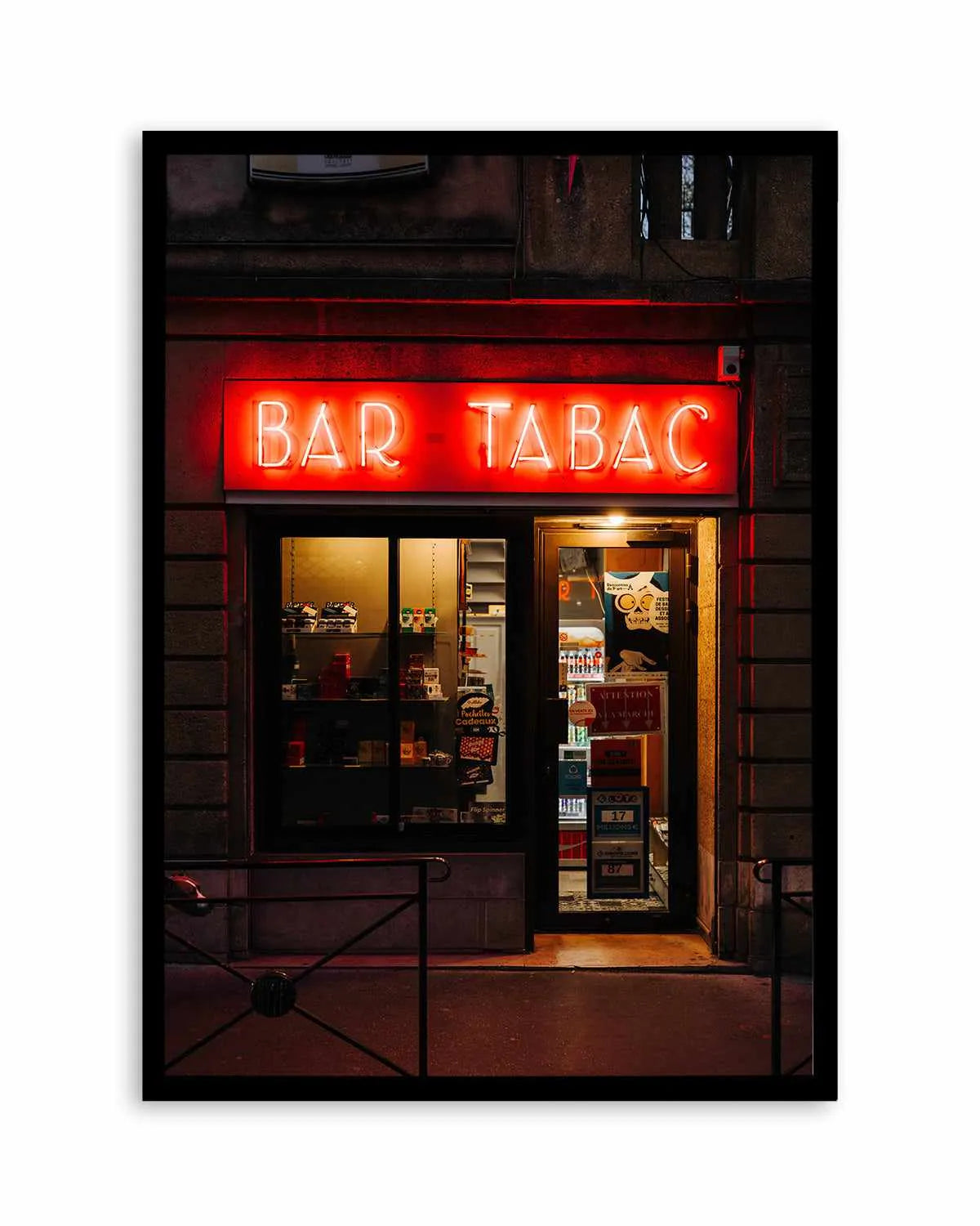 Bar Tabac by Jovani Demetrie Art Print from Olive et Oriel where you can shop wallpaper and artworks online