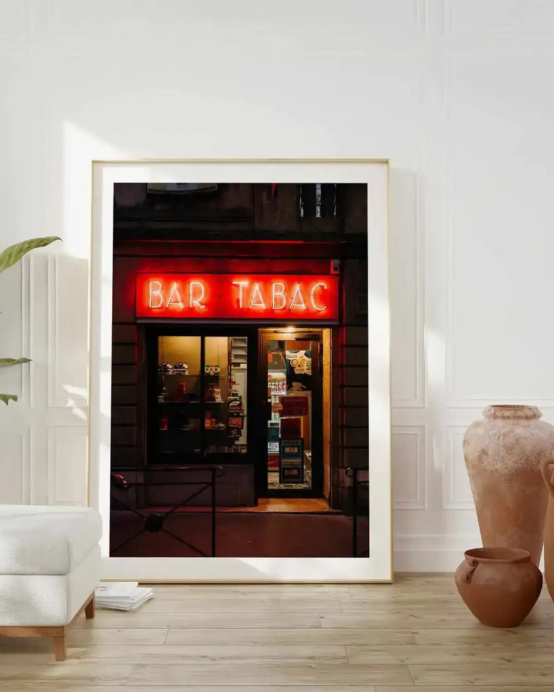 Bar Tabac by Jovani Demetrie Art Print from Olive et Oriel where you can shop wallpaper and artworks online